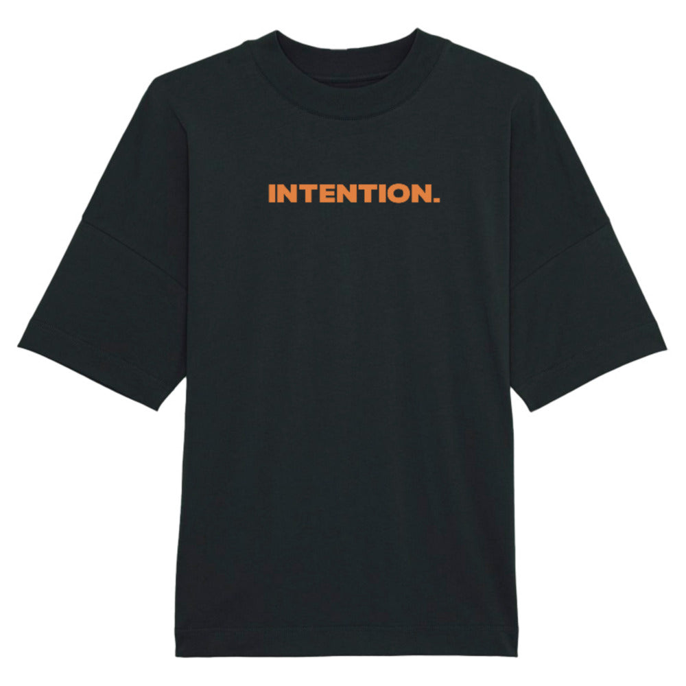 INTENTION. Oversized Boxy Tee "Train with INTENTION"