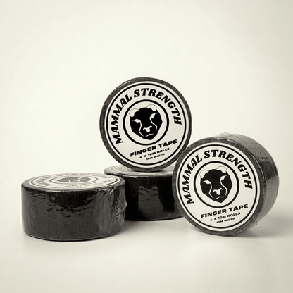 Finger Tape - Zinc Oxide BJJ Tape - 4 Pack (10M x 1cm)