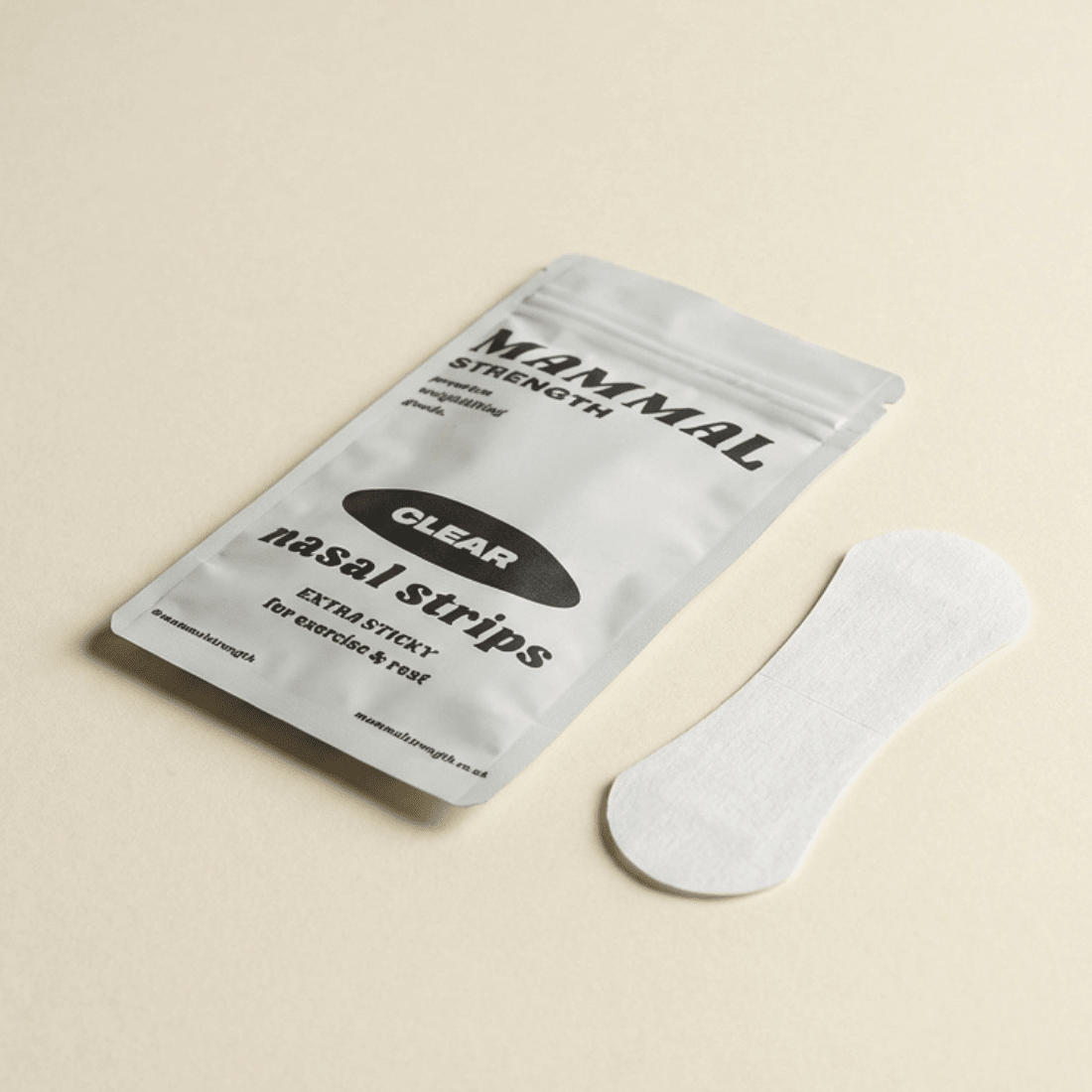 Mammal Nasal Tape Strips - Performance Breathing Support (30 Pack) - Exercise & Rest
