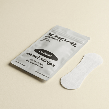 Mammal Nasal Tape Strips - Performance Breathing Support (30 Pack) - Exercise & Rest