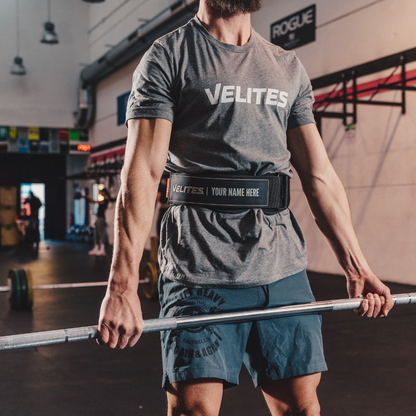 Velites Lifting Belt Black Customisable