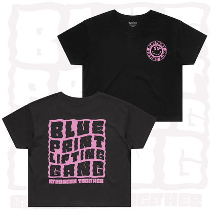 Blueprint Lifting Gang Staple Crop Tee