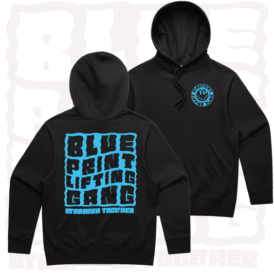 Blueprint Lifting Gang Staple Oversize Heavyweight Hoodie