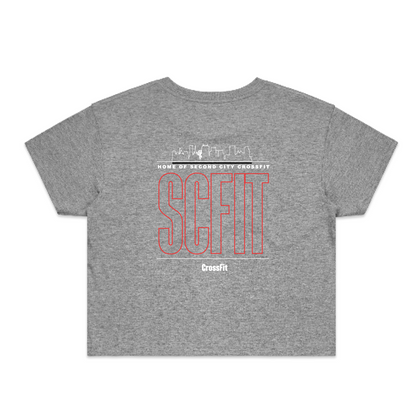 Second City CrossFit Crop Skyline Tee