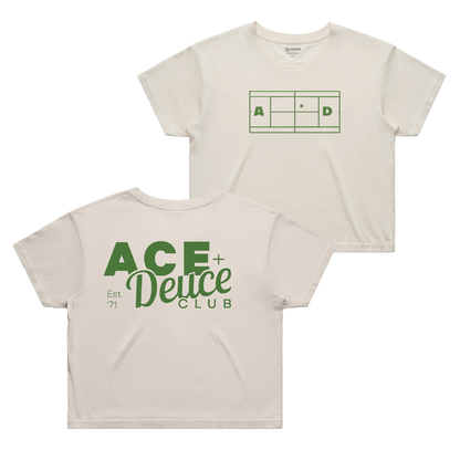 Ace + Deuce Staple Crop Tee