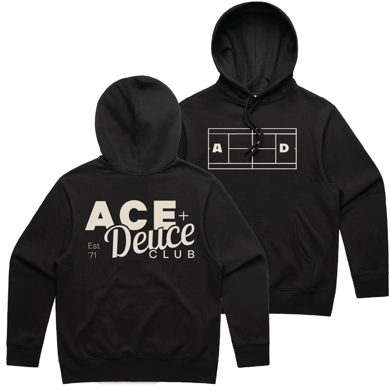 Ace + Deuce Staple Oversize Hoodie