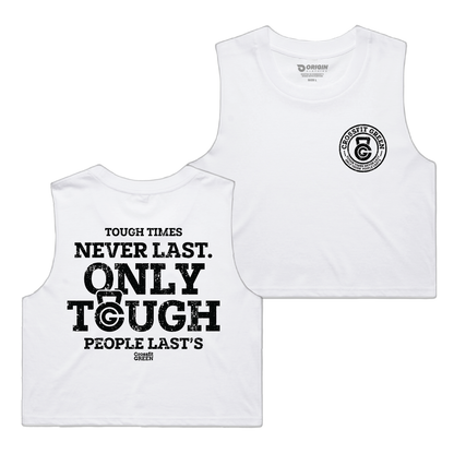 CrossFit Green Tough Times Staple Crop Tank