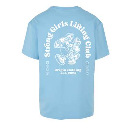 Strong Girls Lifting Club Oversized Tee