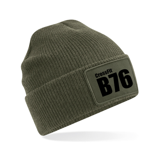 CrossFit B76 Removable Patch Beanie