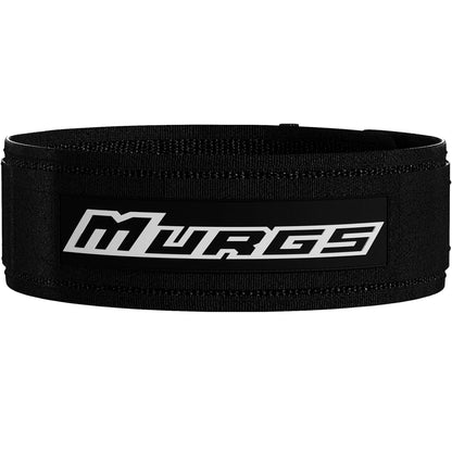 Murgs 4'' self locking weightlifting belt in Black