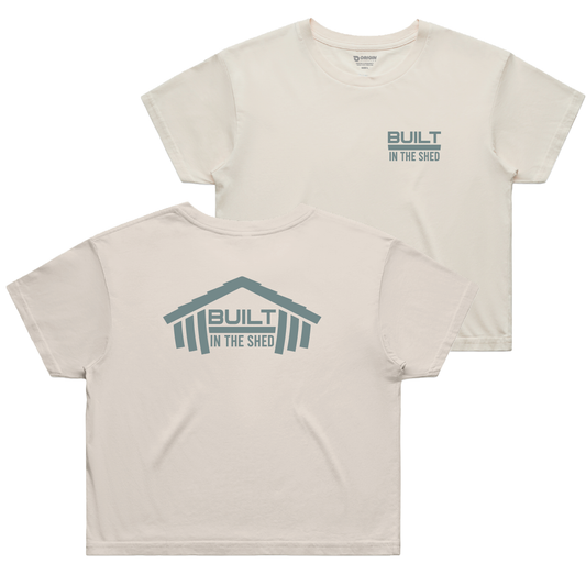 Built In The Shed Staple Crop Tee