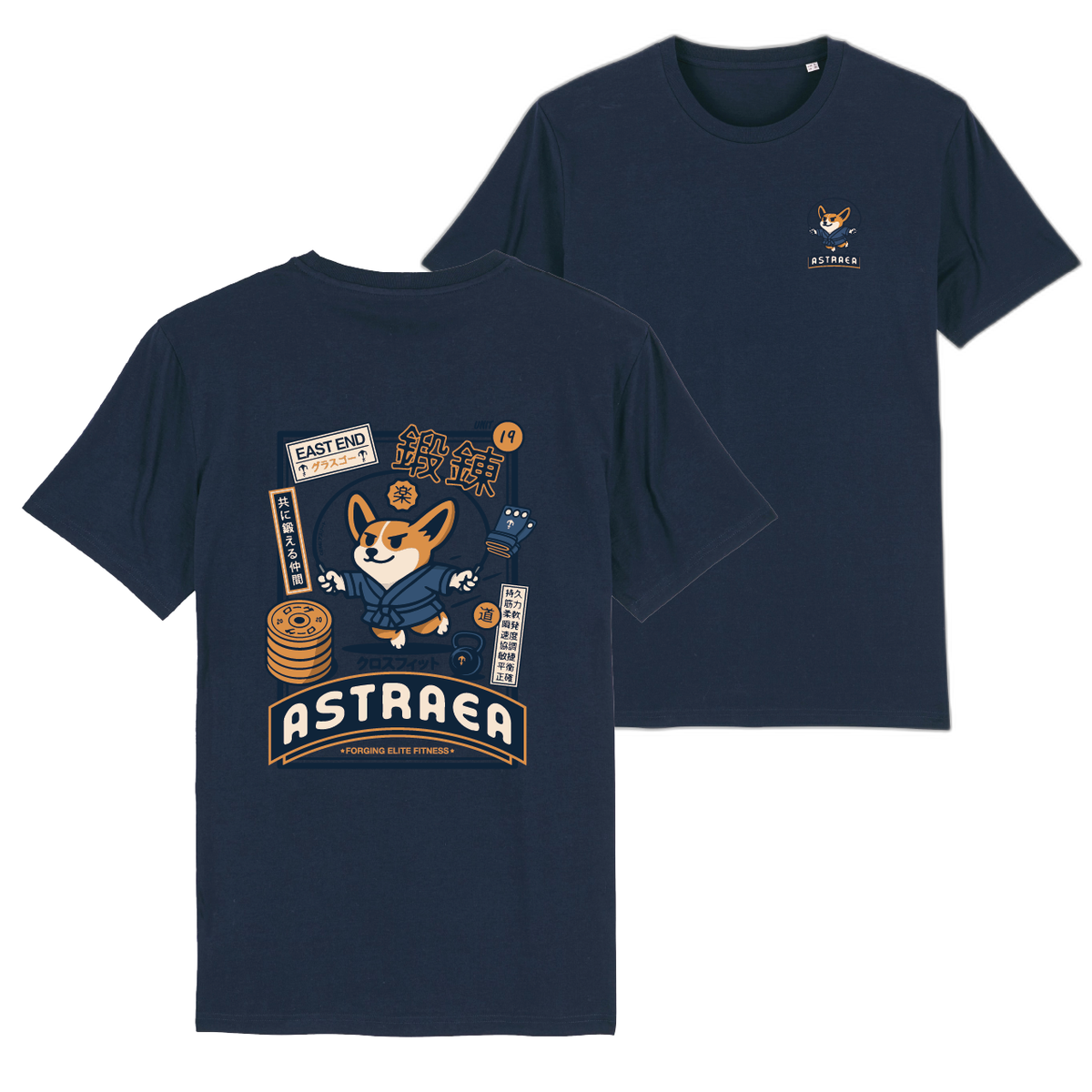 Astraea Japanese Manga Corgi Kids Apex Tee