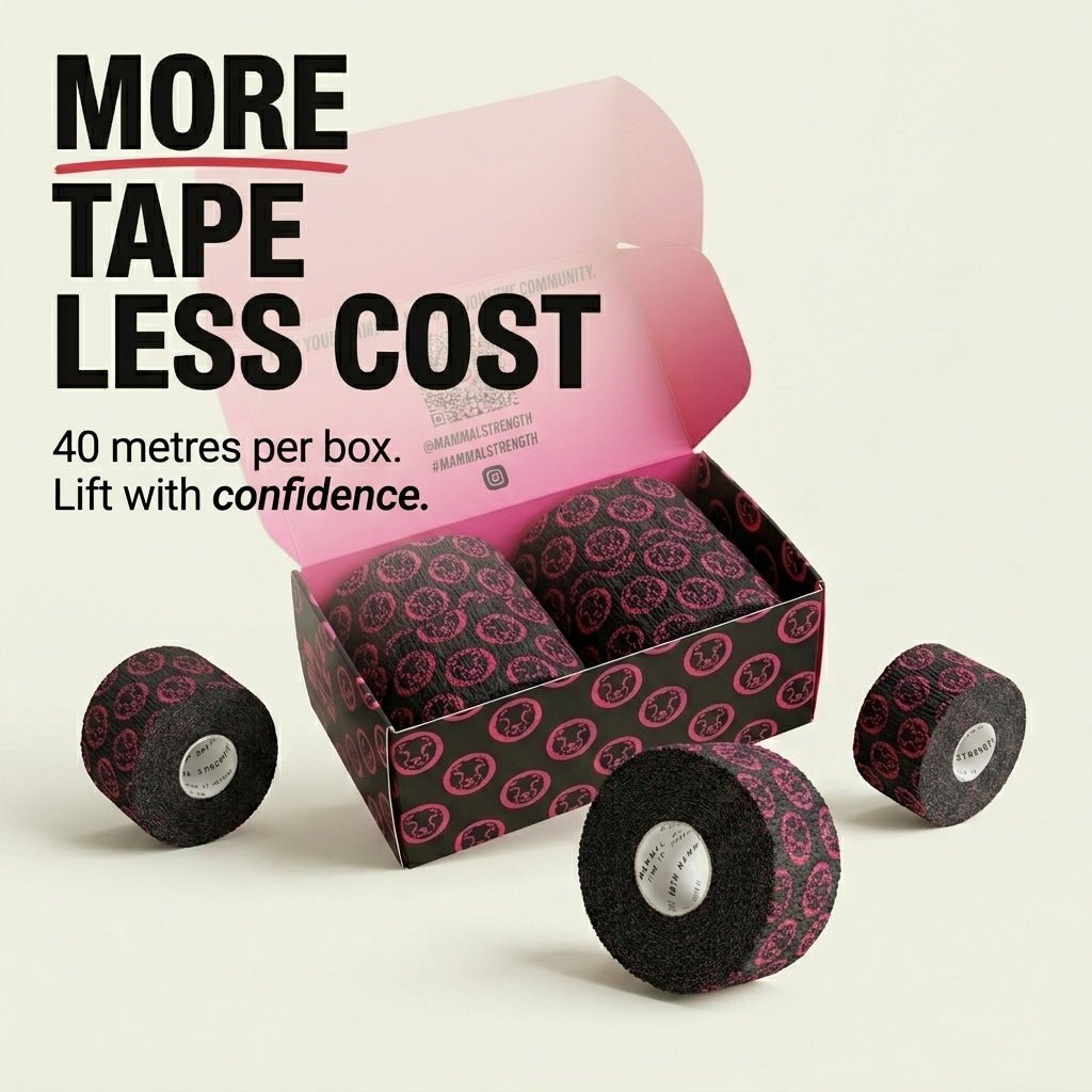 Mammal Tape - 10-Metre - Black/Pink - SPEC 2.0 (4 pack)