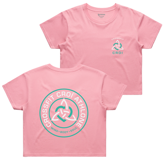 CrossFit Croi Athlone Ladies Staple Crop Tee