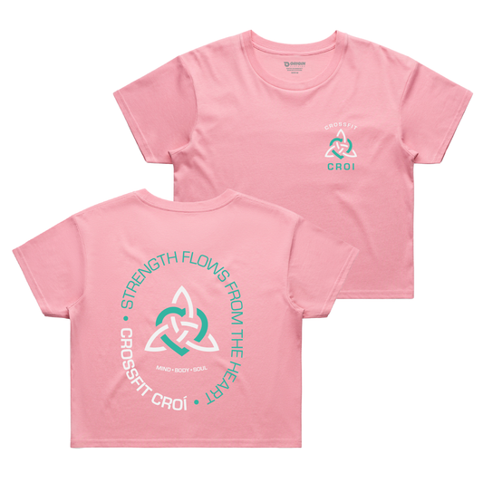 CrossFit Croi Strength Ladies Staple Crop Tee