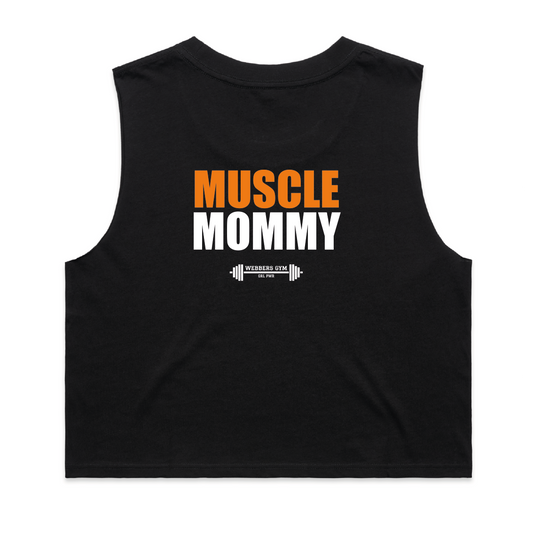 Webbers Gym 'Muscle Mommy' crop tank