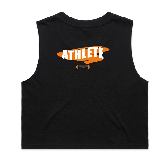 Webbers Gym 'ATHLETE' crop tank