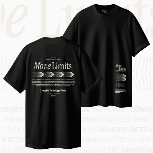 CrossFit Tunbridge Wells Move Limits A/W26 Drift Oversize Tee