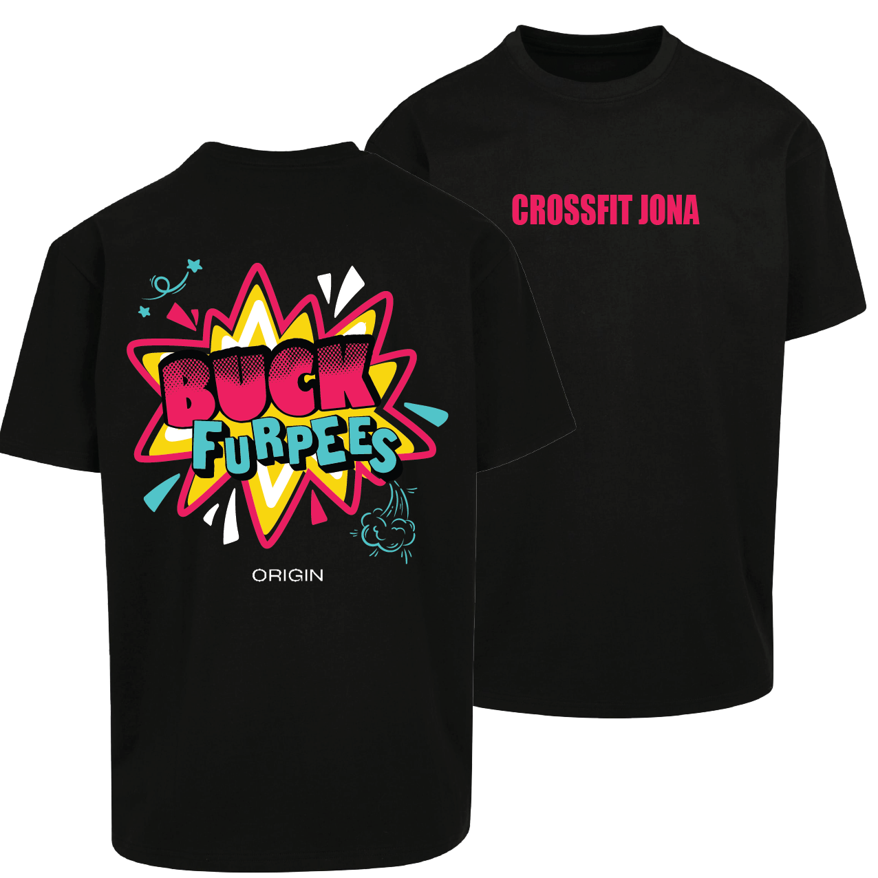 CrossFit Jona x Origin Fuck Burpees Core Oversize Tee