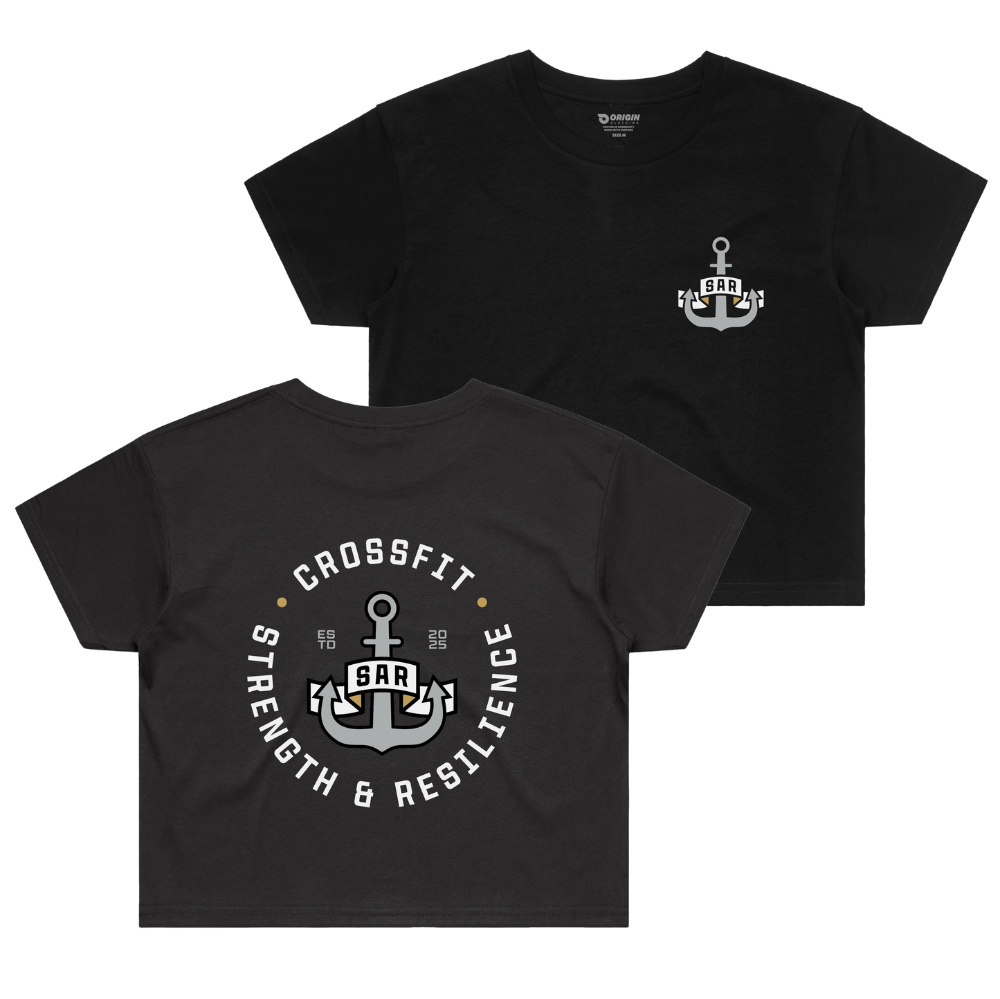 CrossFit SAR Staple Crop Tee Style 2
