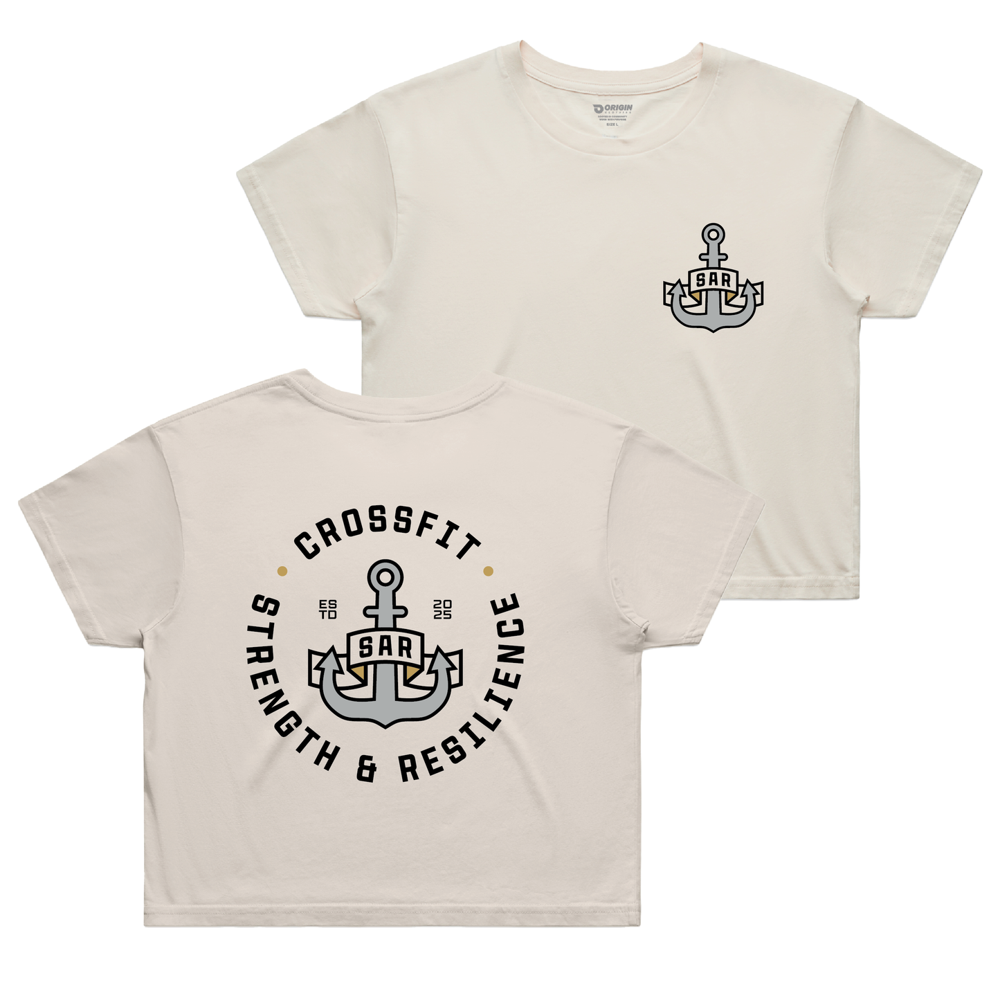 CrossFit SAR Staple Crop Tee Style 2
