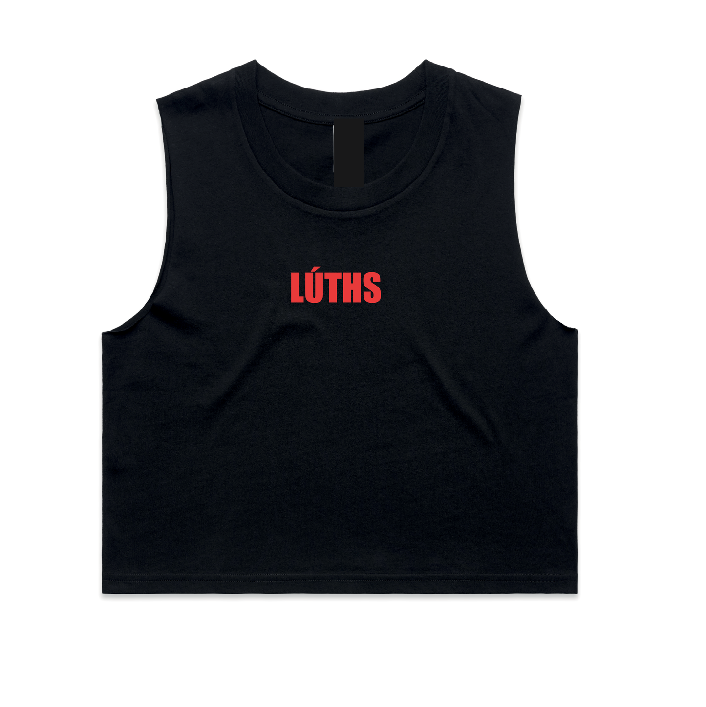 CrossFit Luths Do Epic Shit Red Ladies Crop Tank