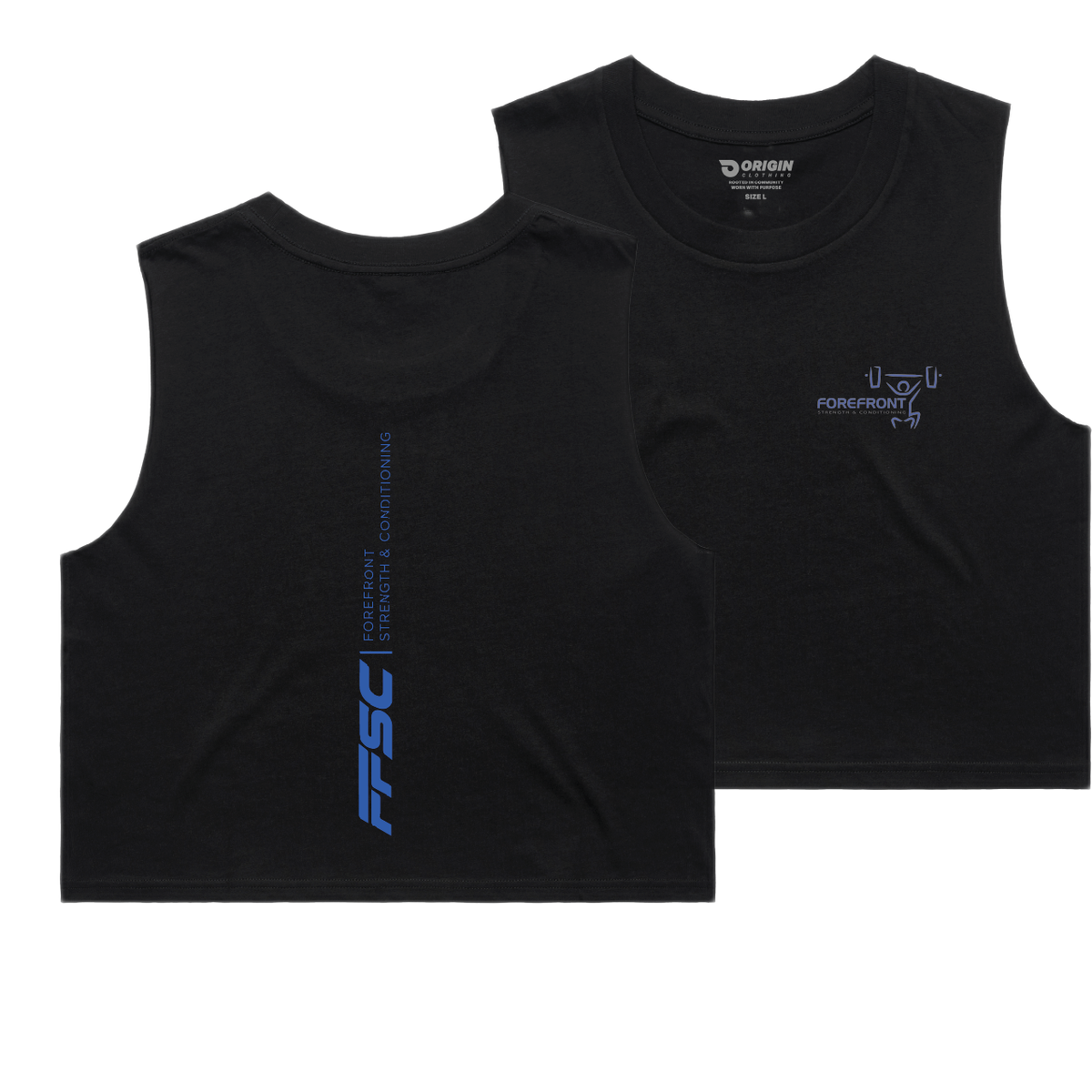 Forefont Strength and Training Staple Crop Tank