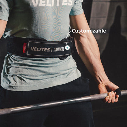 Velites Lifting Belt Black Customisable