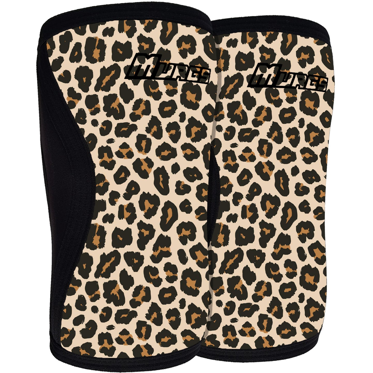 V2 7mm Knee Sleeves - Leopard Print (Pair)