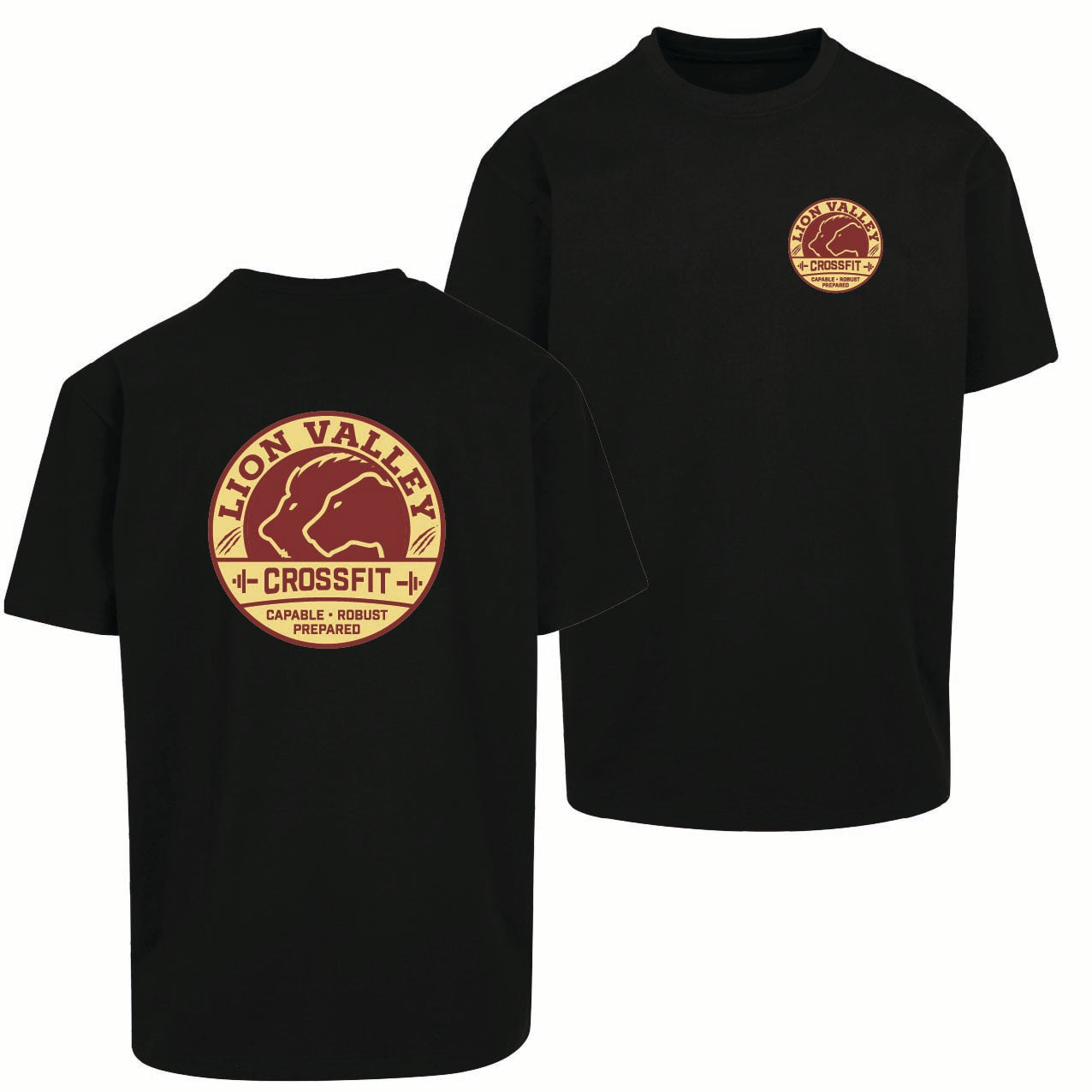 Lionvalley CrossFit Heavyweight Core Oversize Tee