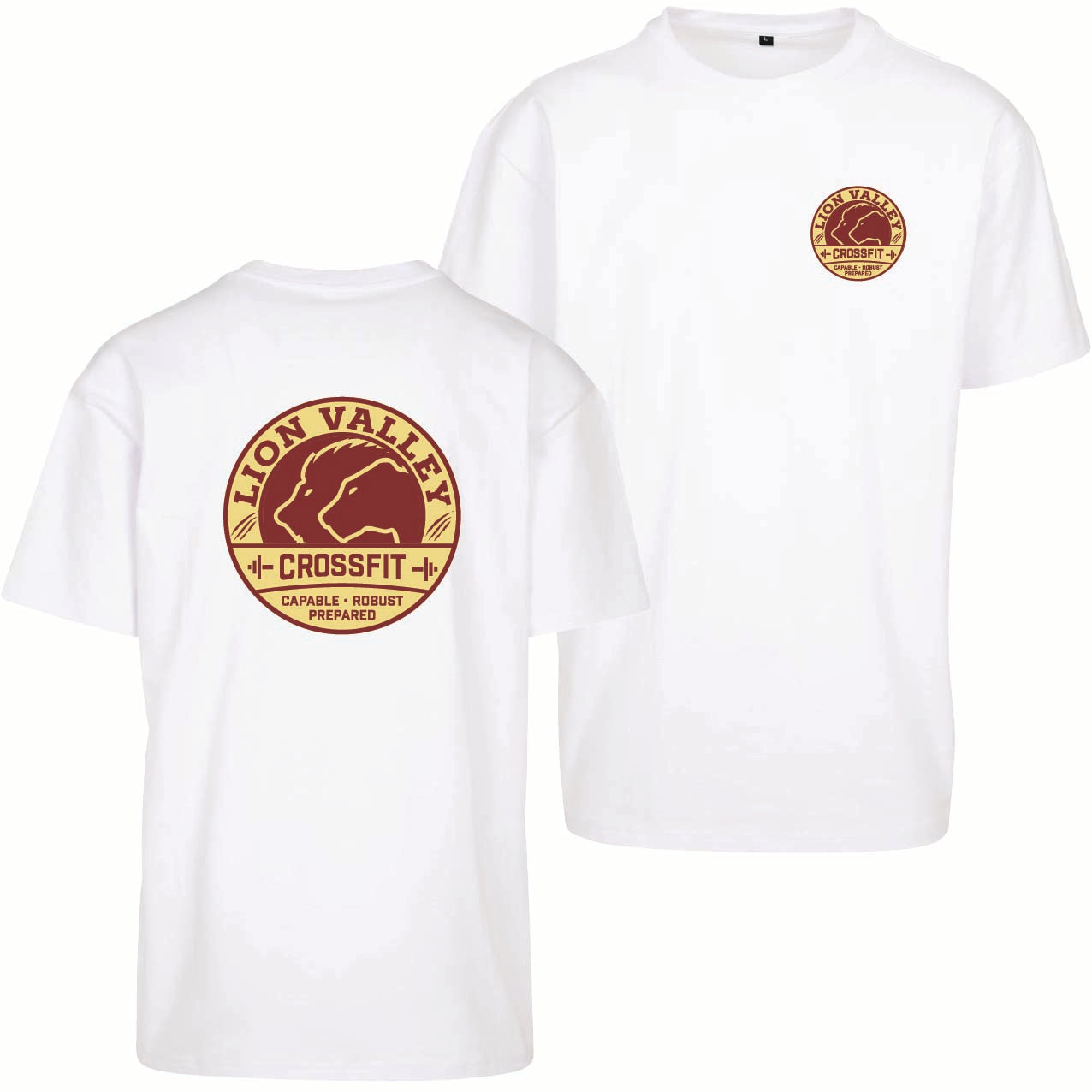 Lionvalley CrossFit Heavyweight Core Oversize Tee