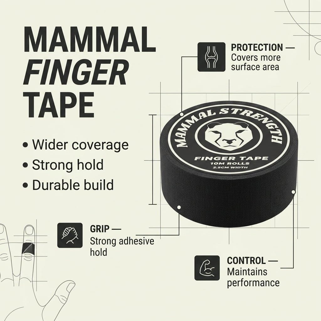 Finger Tape - Zinc Oxide BJJ Tape (10M x 2.5cm)