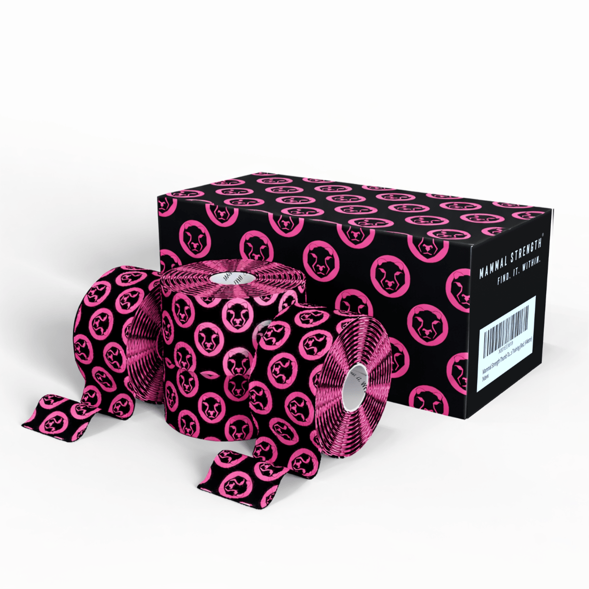 Mammal Tape - 10-Metre - Black/Pink - SPEC 2.0 (4 pack)
