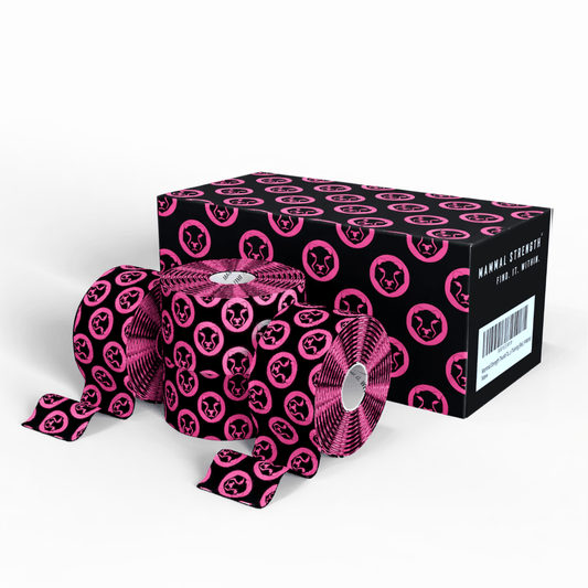 Mammal Tape - 10-Metre - Black/Pink - SPEC 2.0 (4 pack)