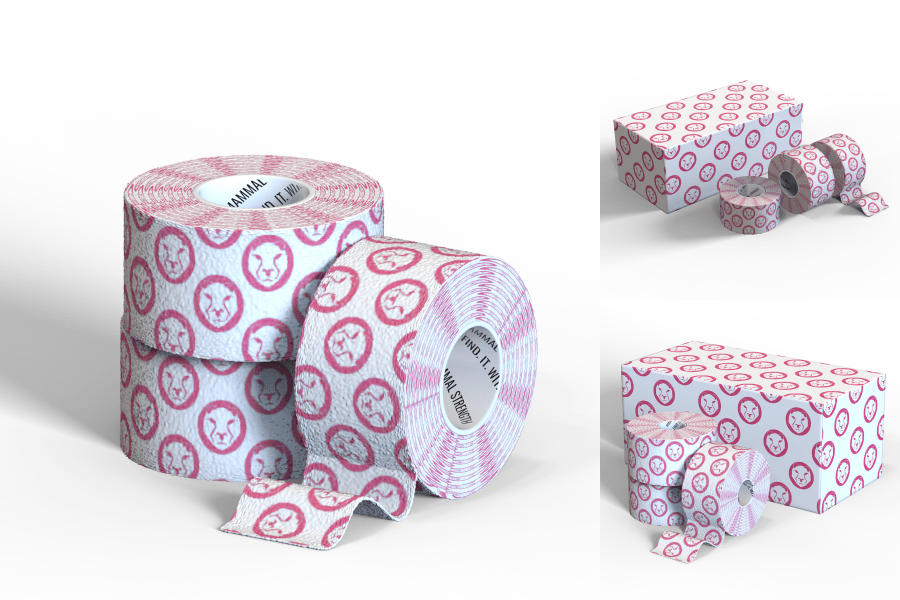 Mammal Tape - 7-Metre - White/Pink - SPEC 3.0 (3 pack)