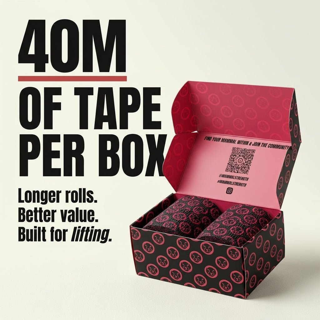 Mammal Tape - 10-Metre - Black/Pink - SPEC 2.0 (4 pack)