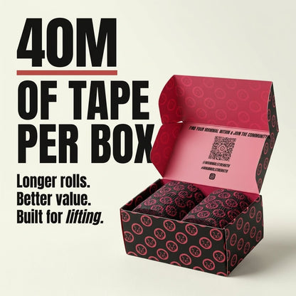 Mammal Tape - 10-Metre - Black/Pink - SPEC 2.0 (4 pack)