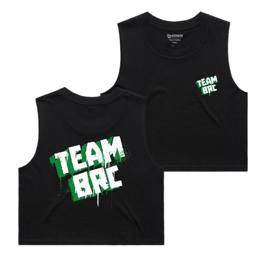 Brentwood Run Club Style 2 Ladies Crop Tank