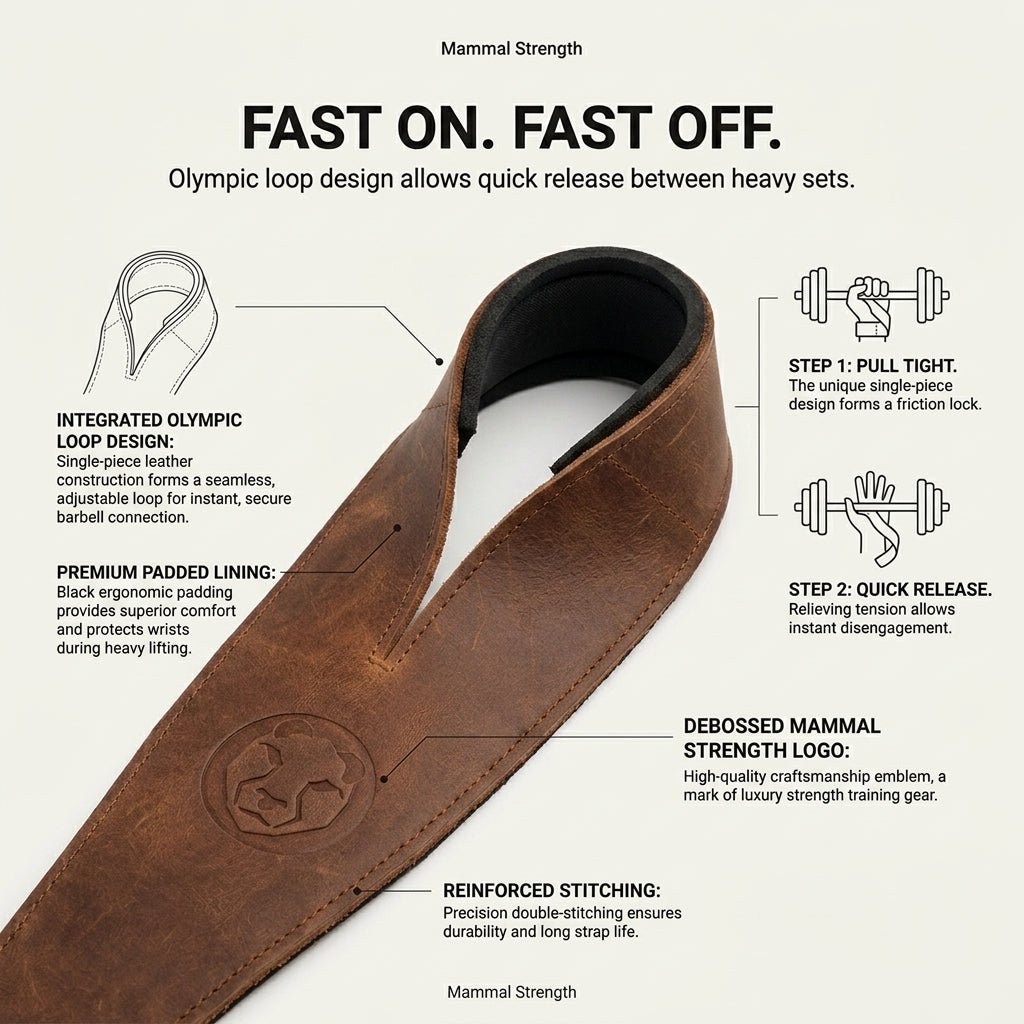 Mammal Olympic Weightlifting Straps