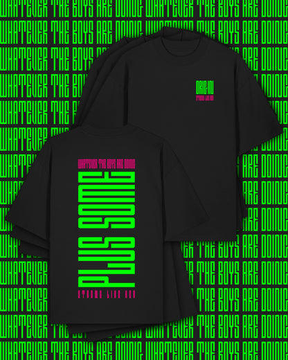 Plus Some Apex Oversize Tee Black