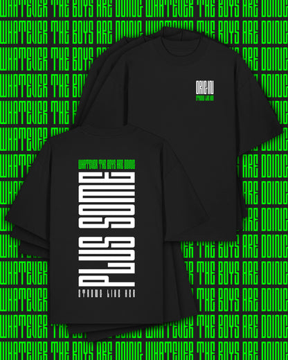 Plus Some Apex Oversize Tee Black