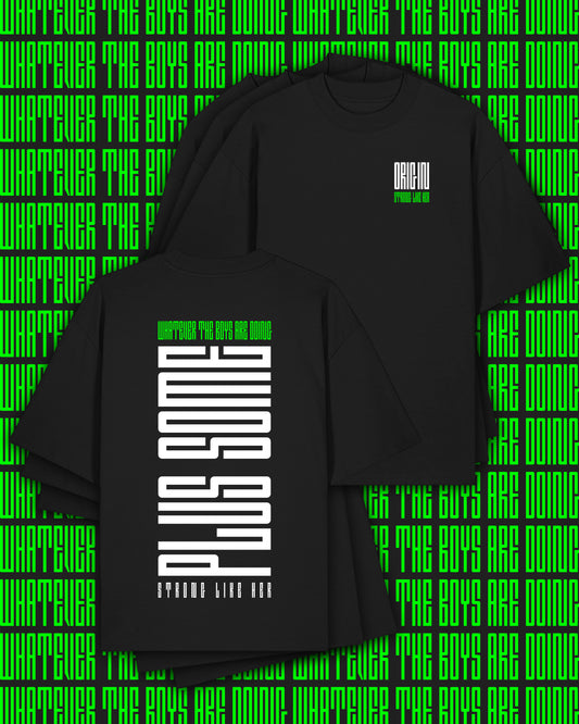 Plus Some Apex Oversize Tee Black