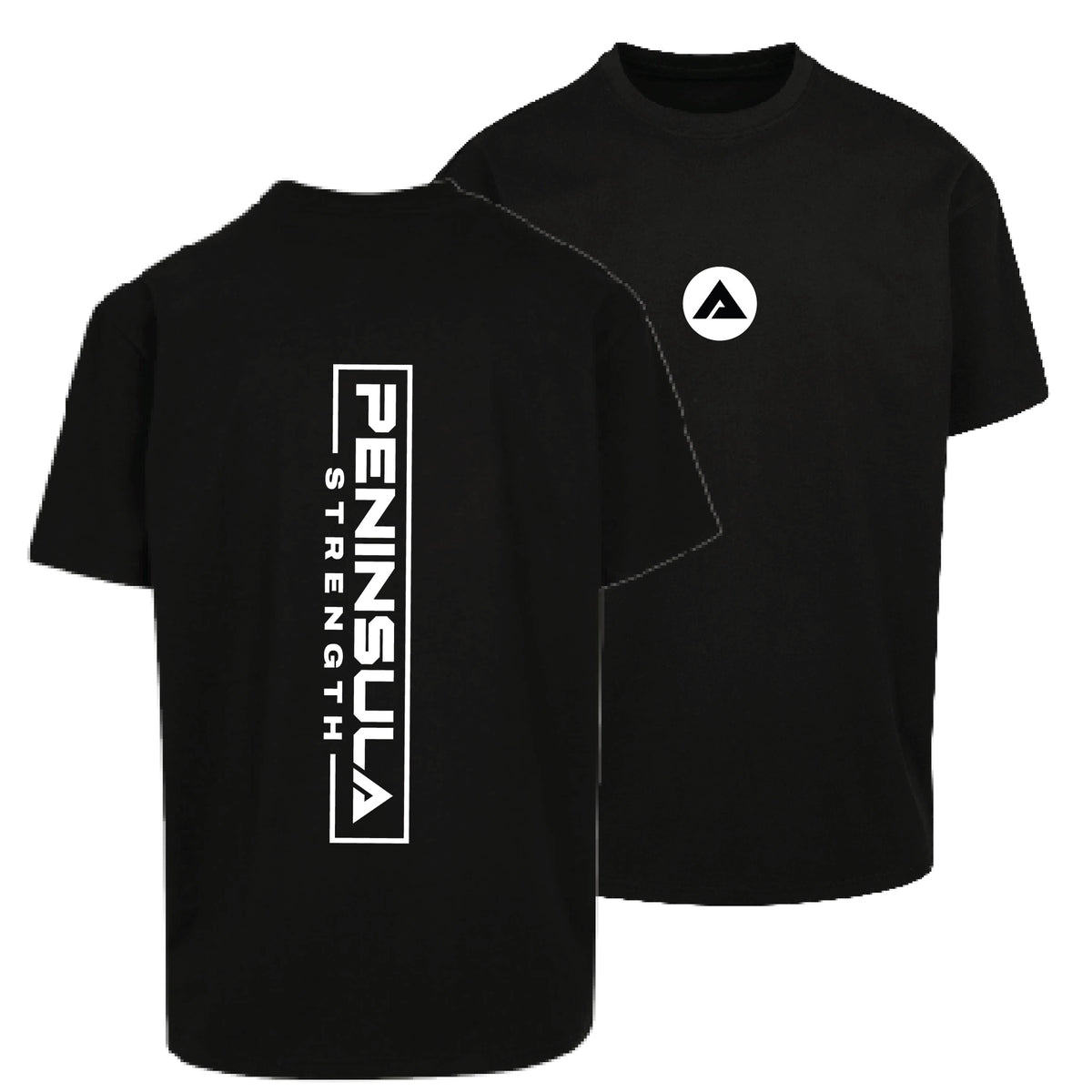 Peninsula Strength Core Heavyweight Oversize Tee - Black