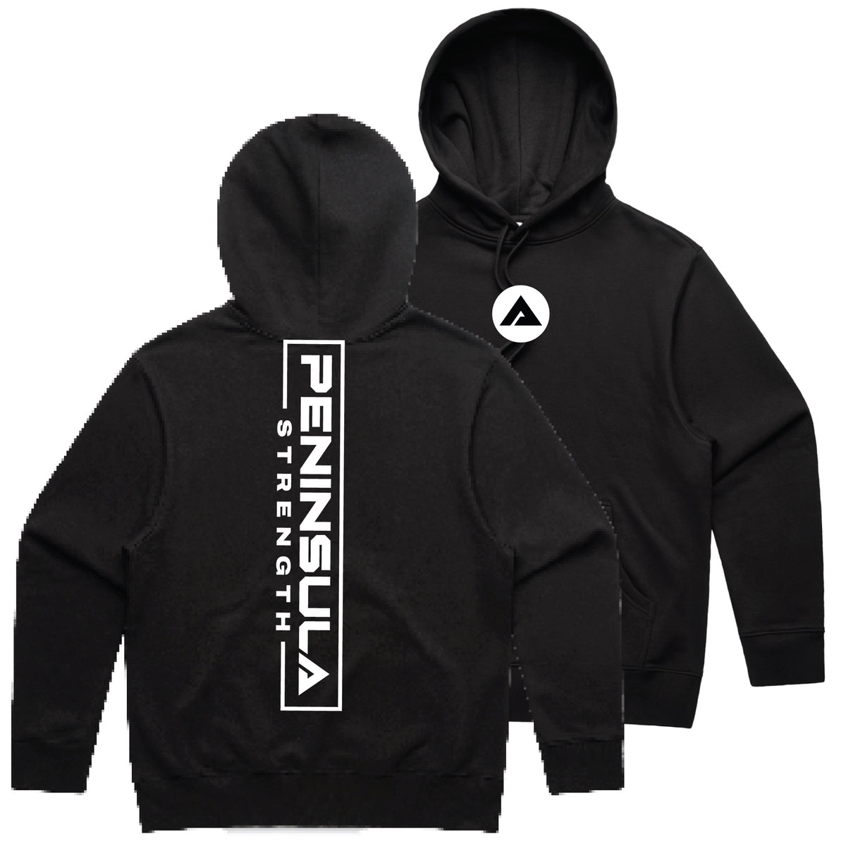 Peninsula Strength Staple Oversize Heavyweight Hoodie - Black