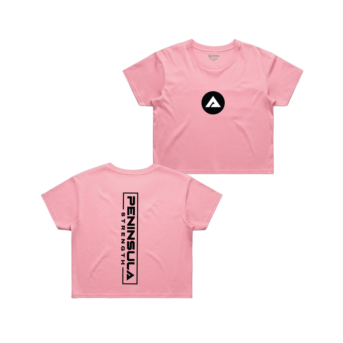 Peninsula Strength Staple Crop Tee - Bubblegum