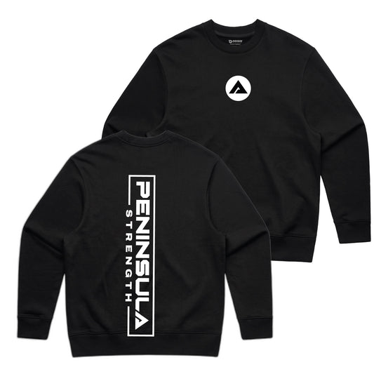 Peninsula Strength Staple Oversize Heavyweight Sweater - Black