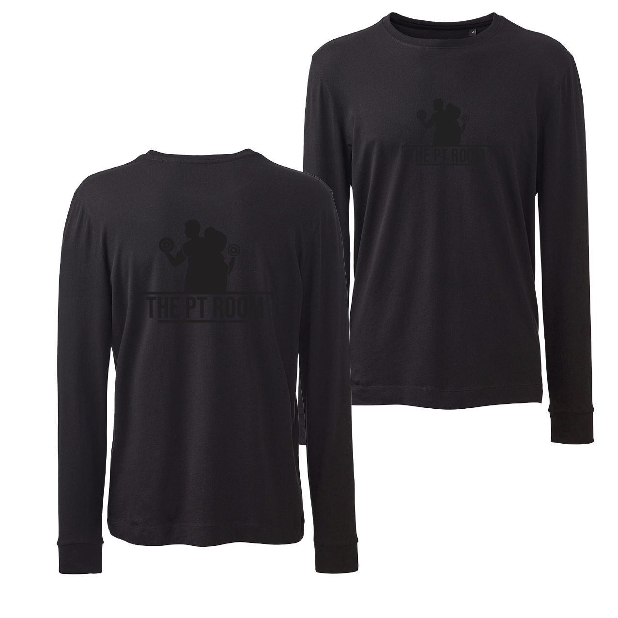 PT Room Black on Black Long Sleeve Tee