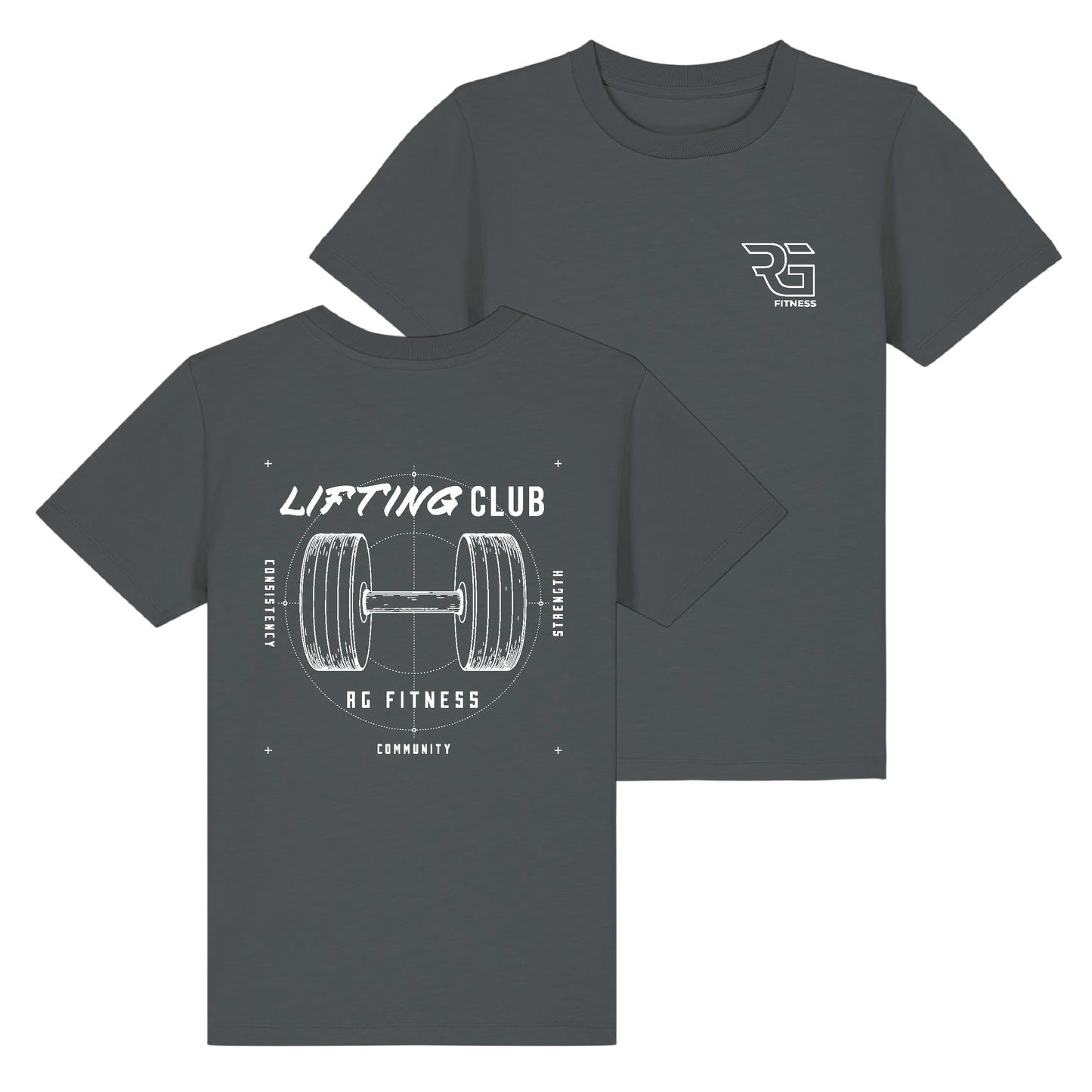RG Fitness Kids Lifting Club Apex Tee