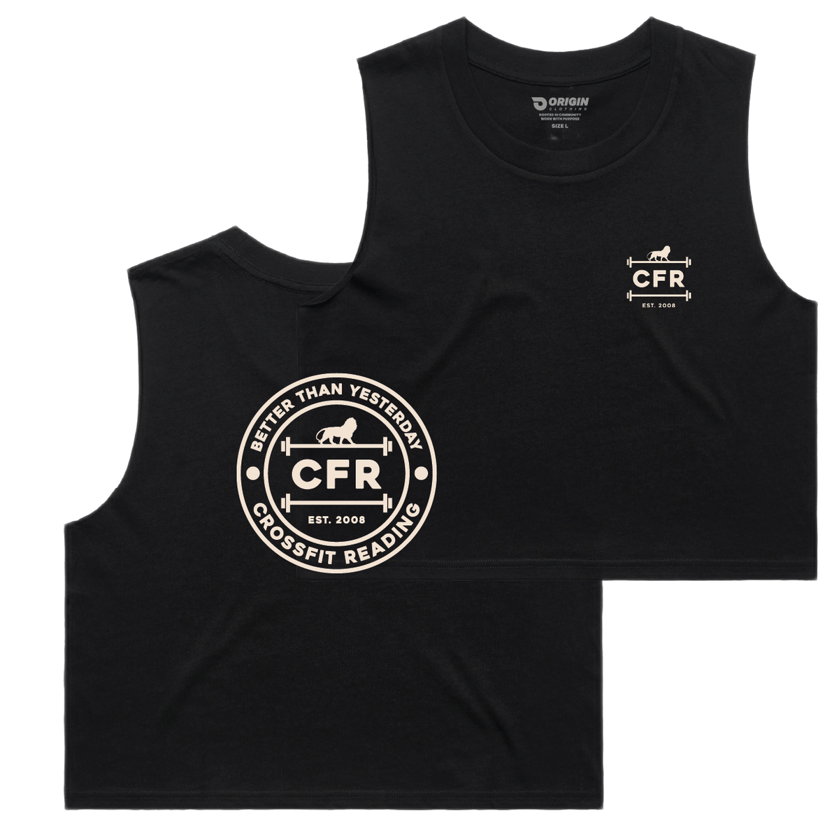 CrossFit Reading Ladies Staple Crop Tank