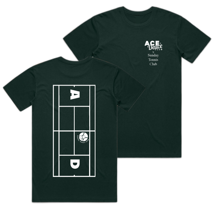Ace & Deuce Club x Sunday Tennis Club Staple Classic Fit tee
